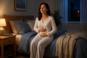 Relajación nocturna para calmar el nerviosismo antes de dormir